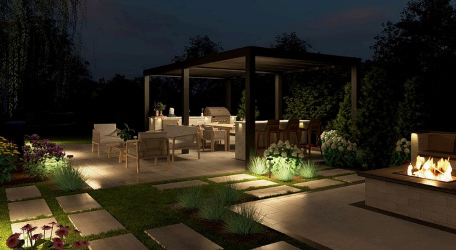 Project Chic Outdoor Living Space and Kitchen Installation in Iowa image