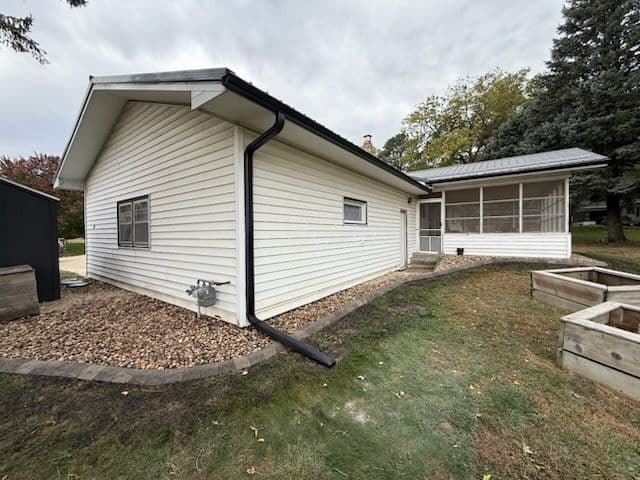 Project Elegant Yard Transformation with Rock Beds and Edging image