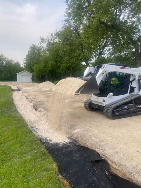 Gallery photos for Gravel Driveway Transformation in Scenic Location: Image #1