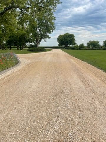 Gallery photos for Gravel Driveway Transformation in Scenic Location: Image #2