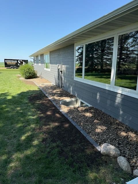Gallery photos for Sioux Center Home Enhanced with Rock and Walkways: Image #1