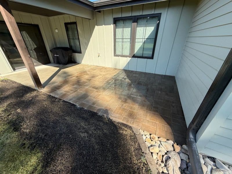 Beautiful Paver Patio Extension in Okoboji image