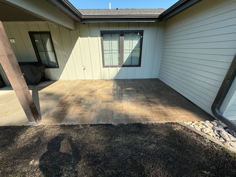 Gallery photos for Beautiful Paver Patio Extension in Okoboji: Image #1