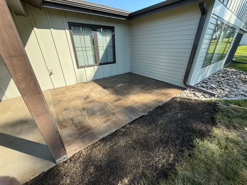 Gallery photos for Beautiful Paver Patio Extension in Okoboji: Image #2